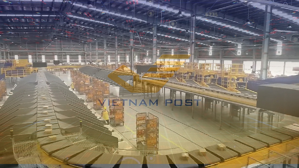 金峰集团丨越南邮政总公司交叉带式分拣机系统案例